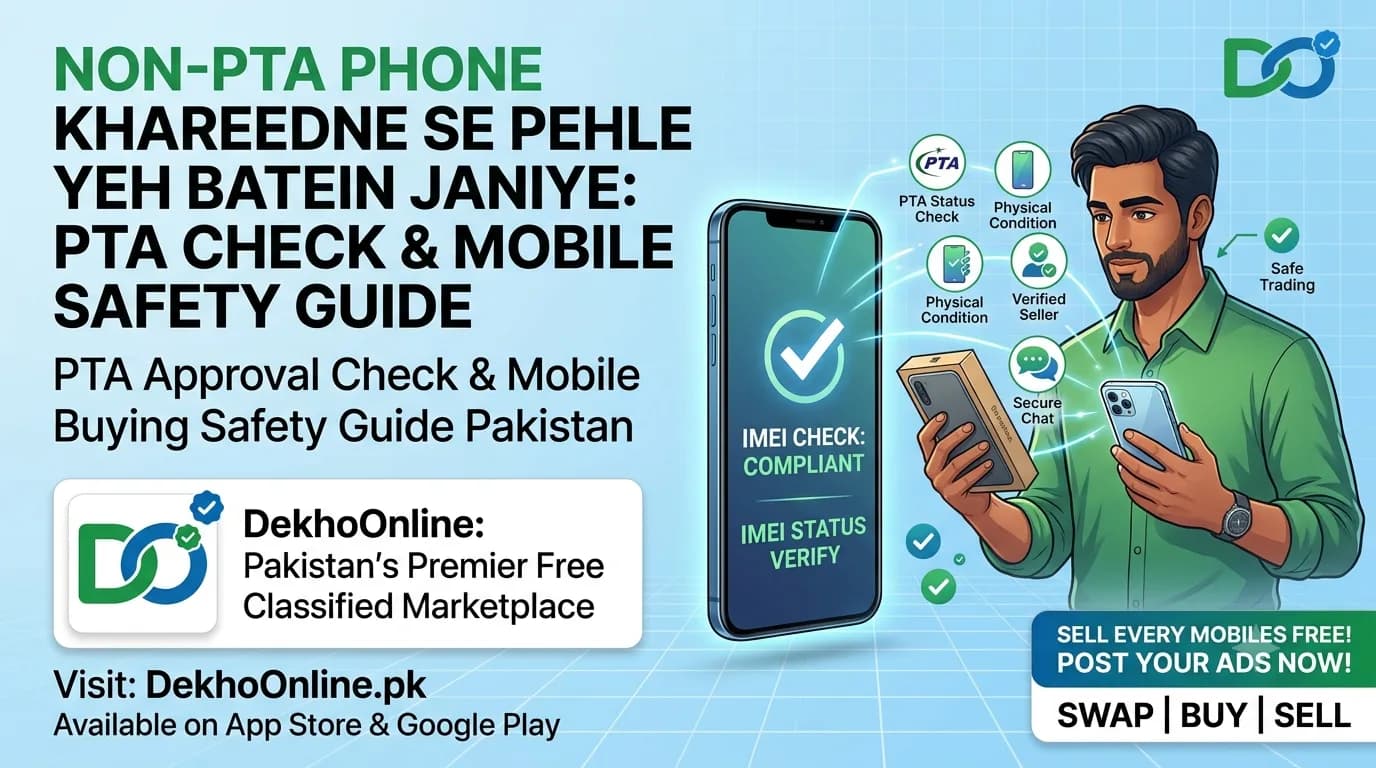 Non-PTA Phone Khareedne Se Pehle Yeh Batein Janiye: PTA Approval Check & Mobile Safety Guide